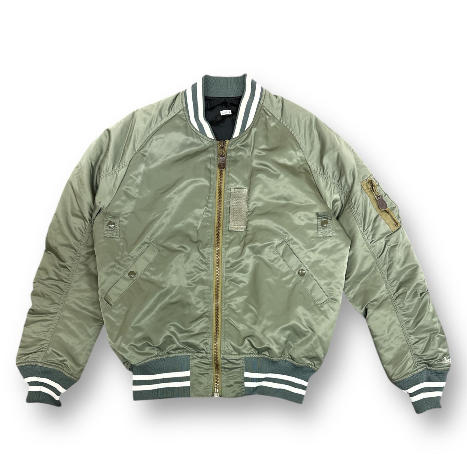 SEQUEL ミリタリー ジャケット M オリーブ KAIKO MA-1ジャケット