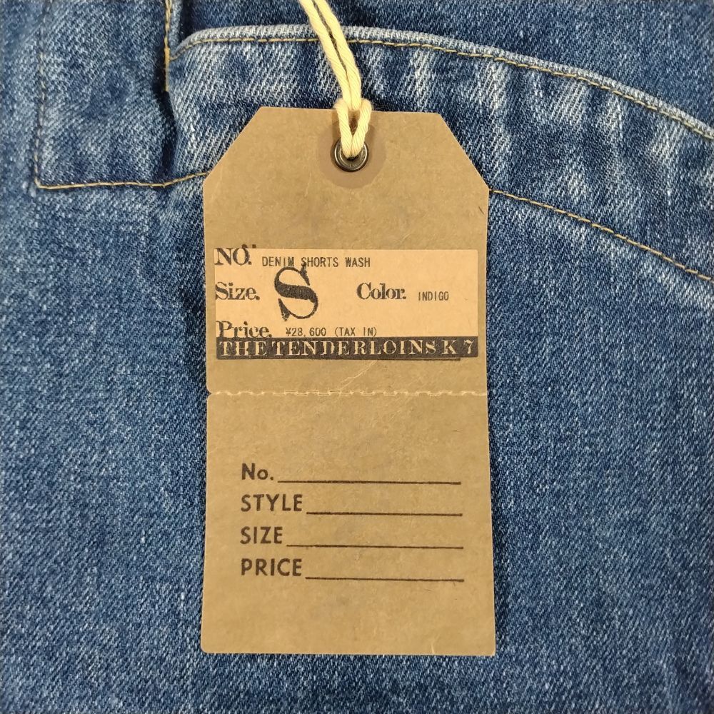 TENDERLOIN テンダーロイン DENIM SHORTS WASH 加工 デニム