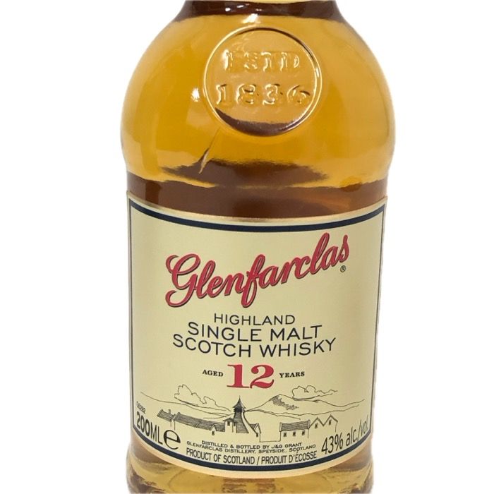 Glenfarclas グレンファークラス 未開栓 200ml 43度 シングル