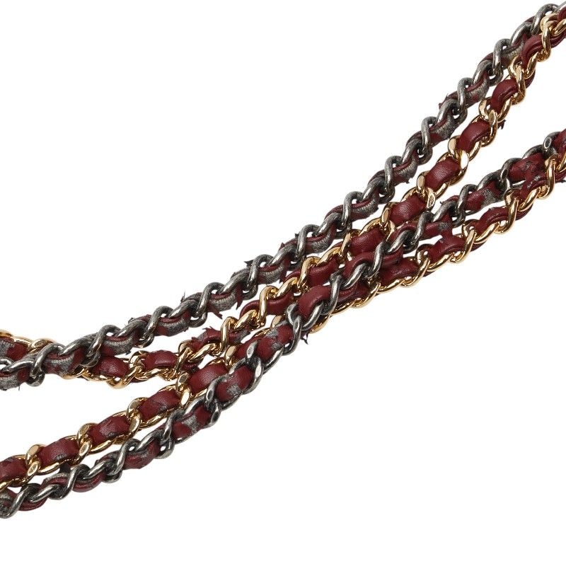 シャネル ガブリエル ドゥ シャネル チェーン ショルダーバッグ レッド  