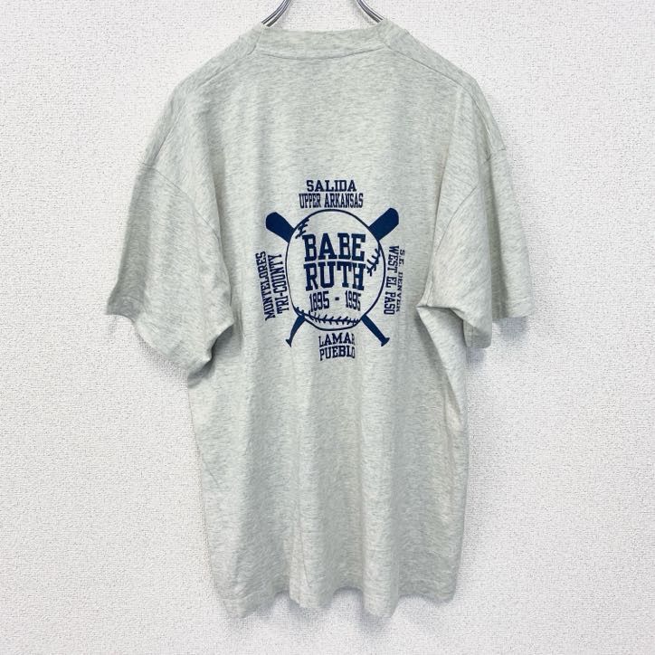 古着 used 90s 半袖プリントTシャツ USA製 野球 シングル