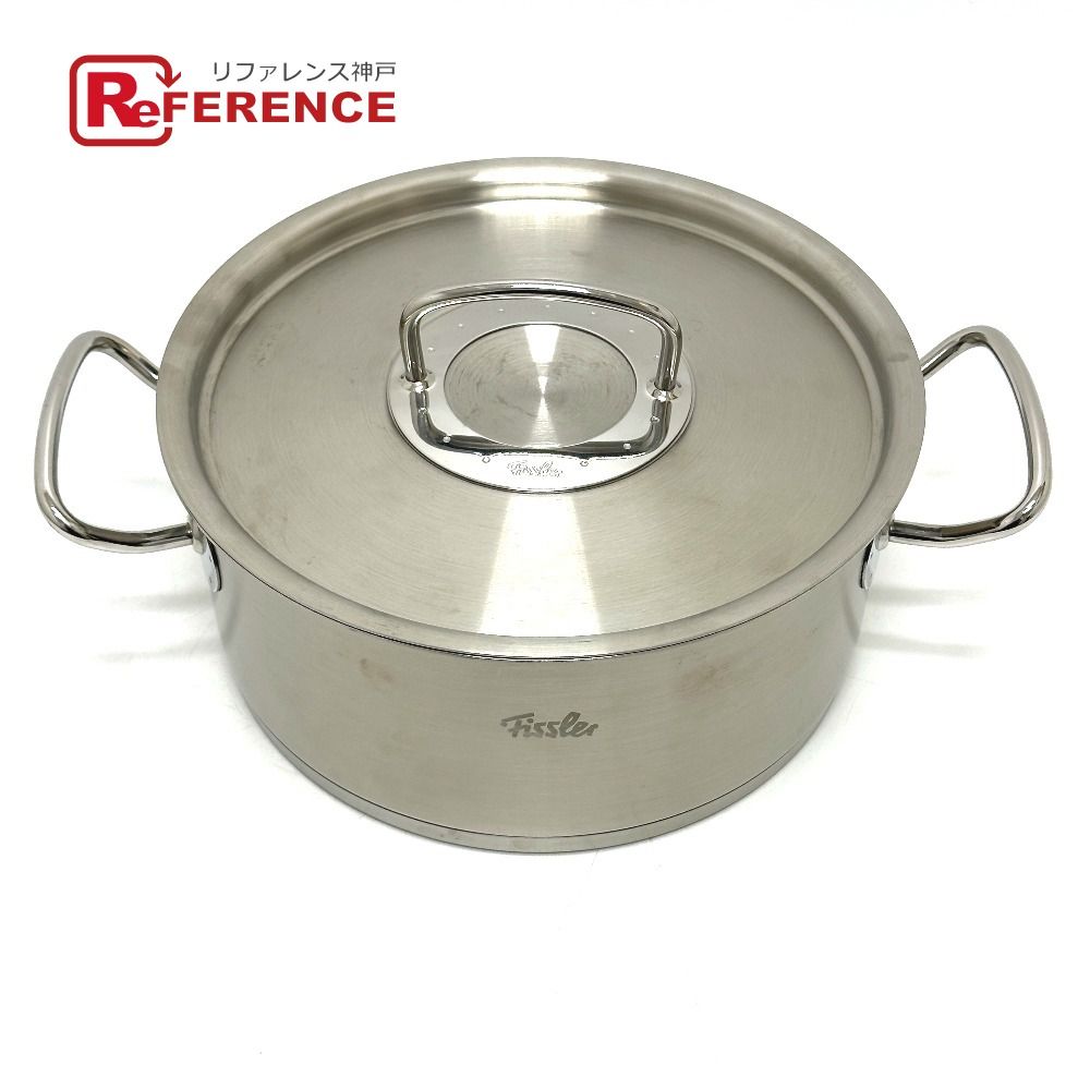 Fissler フィスラー 調理器具 プロフィコレクション 両手鍋 24 ステンレス シルバー