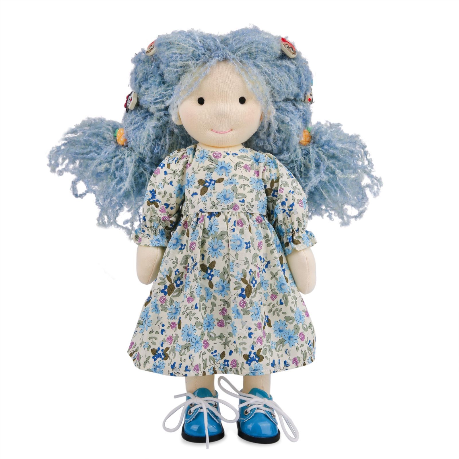 【在庫セール】子供たちに最適な人形 ぬいぐるみ かわいい 女の子 柔らかい 3cm Coco - 手作り人形 Doll Waldorf ウォルドルフ人形 BlissfulPixie