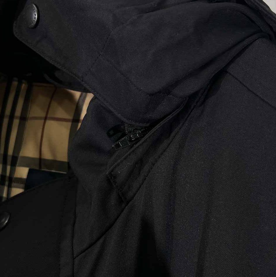 BURBERRY LONDON バーバリー ダウンライナー付き 裏チェック ナイロン