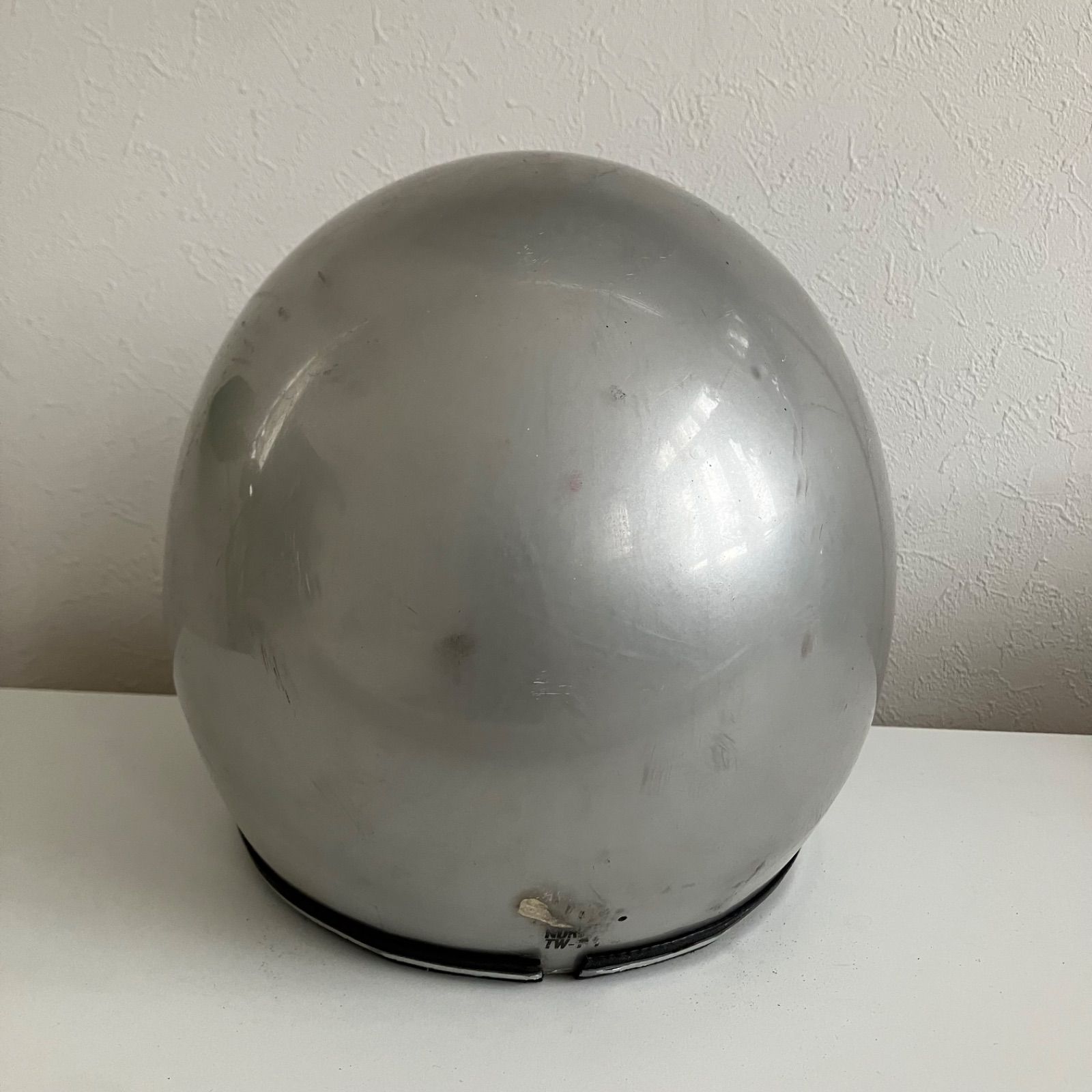 NORCON☆TW-1FF シルバー L-XLサイズ ビンテージヘルメット 80