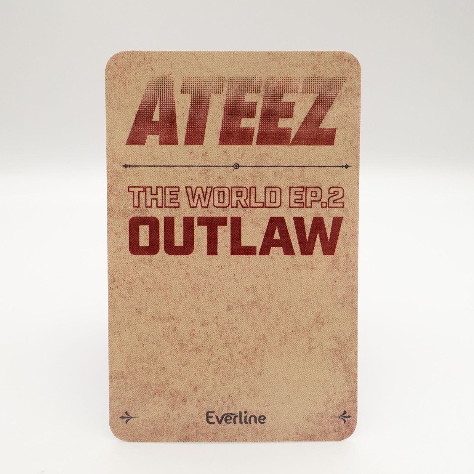 ateez everline スタンプラリー トレカ サン ATEEZ ヨサン THE WORLD EP.2：OUTLAW EVERLINE スタンプラリー
