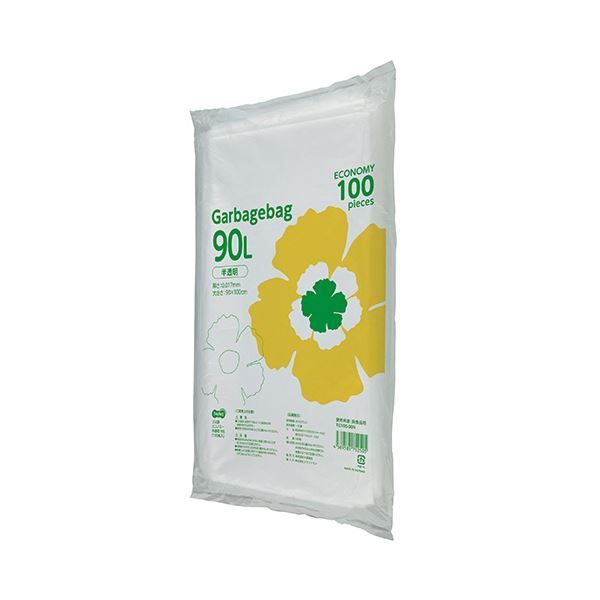 まとめ）TANOSEE ゴミ袋エコノミー 半透明 90L 1パック（100枚） タイシショップ メルカリ