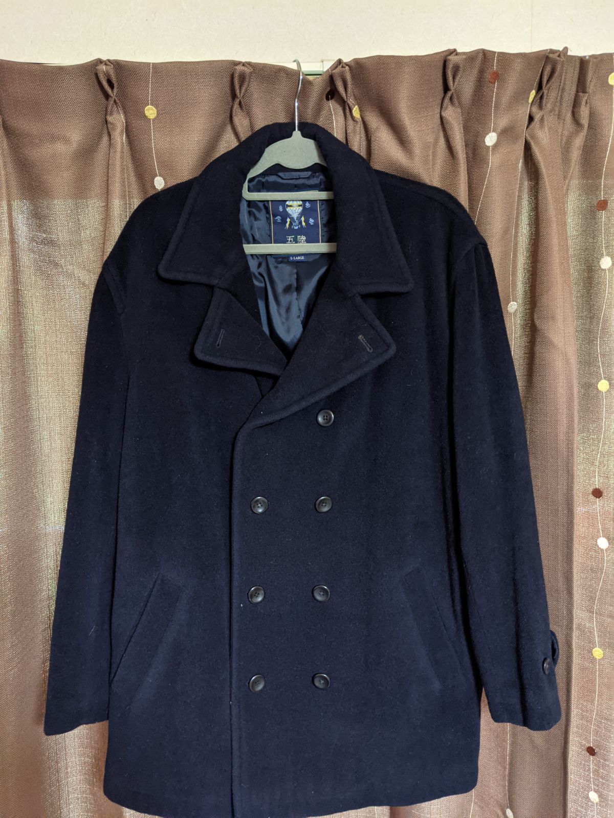 940 新品 五大陸 ＡＤＳダウンライナー ヘリンボーン ステンカラーコートL 940 新品 五大陸 ADSダウンライナー ヘリンボーン ステンカラー