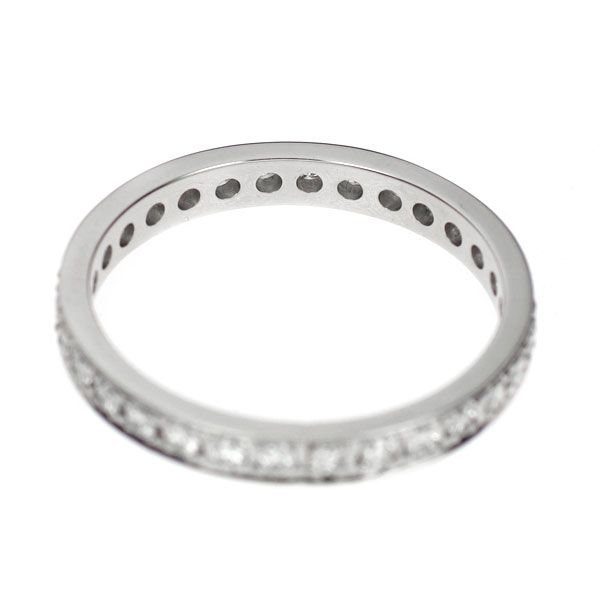 Pt900 ダイヤモンド リング 0.52ct フルエタニティ - メルカリ 