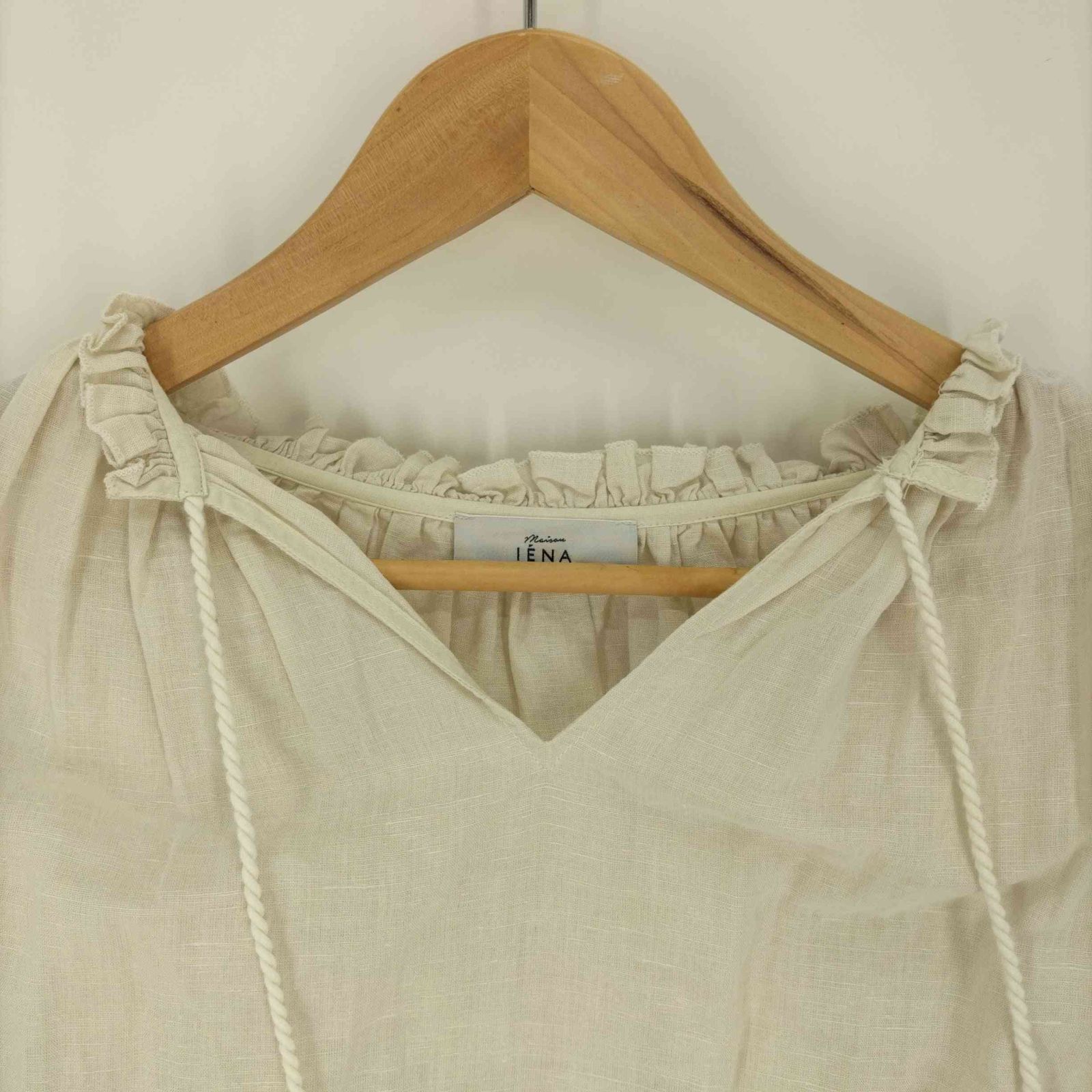 IENA - ⭐︎値下げ〜【新品】IENA maison リネンコットンブラウス IENA - 【未使用】IENA maison リネンコットンブラウスの通販 by