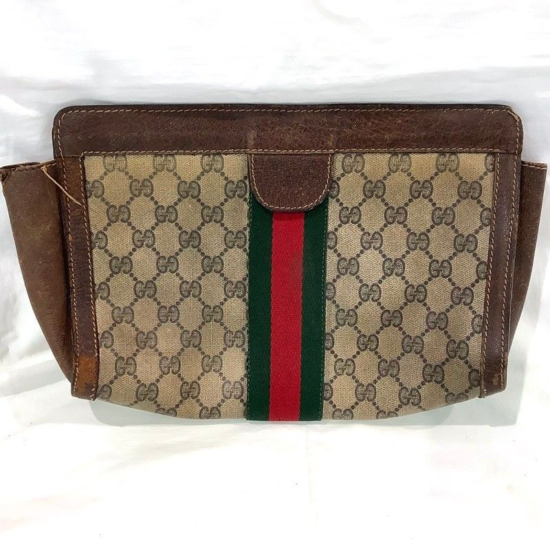 GUCCI グッチ オールドグッチ シェリー シェリーライン クラッチバッグ