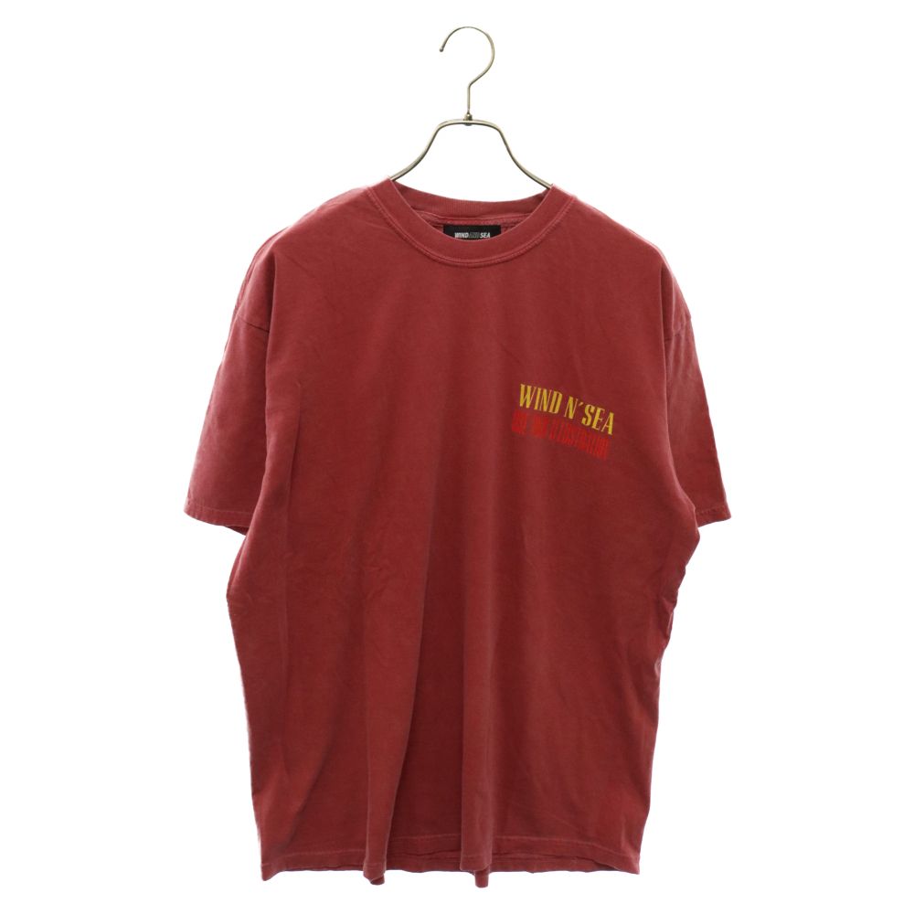 wind and sea ウィンダンシー T-SHIRT 赤色 AND WIND Heritage SEA Thrash SEA(ウィンダンシー) 24SS TOTE