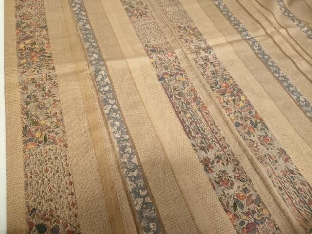 平和屋着物○伝統工芸士 七代目 吉澤与市 結城紬 染織 さらさ舘 古代