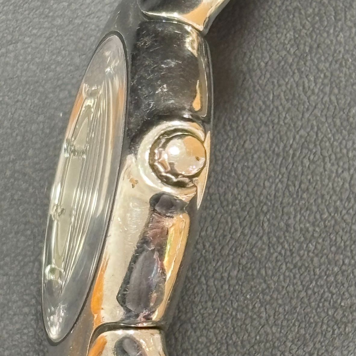 オメガ OMEGA デビル YGベゼル デイト クォーツ メンズ_867142