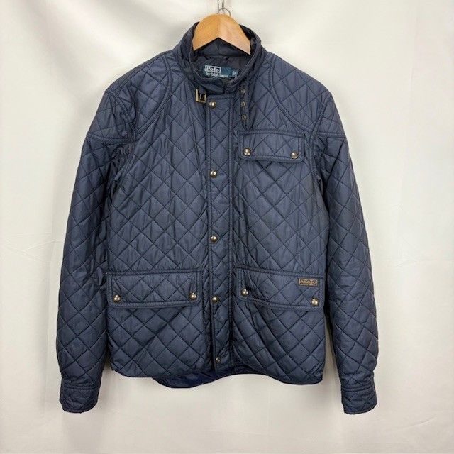 POLO by RALPH LAUREN 90年代 キルティング ジャケット チンスト サイドベント サイズＳ 07091813 01