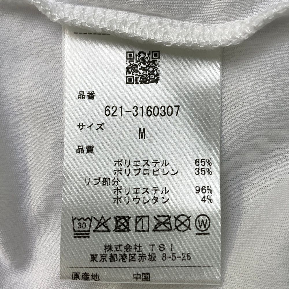 サイズ：M PING ピン 2023年 半袖ポロシャツ ホワイト系