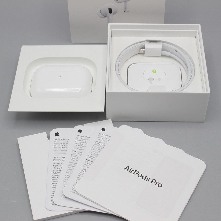 美品】Apple AirPods Pro MQD83J/A 第2世代 ワイヤレスノイズキャンセリングイヤホン エアポッズ プロ エアーポッズ 本体 -  メルカリ