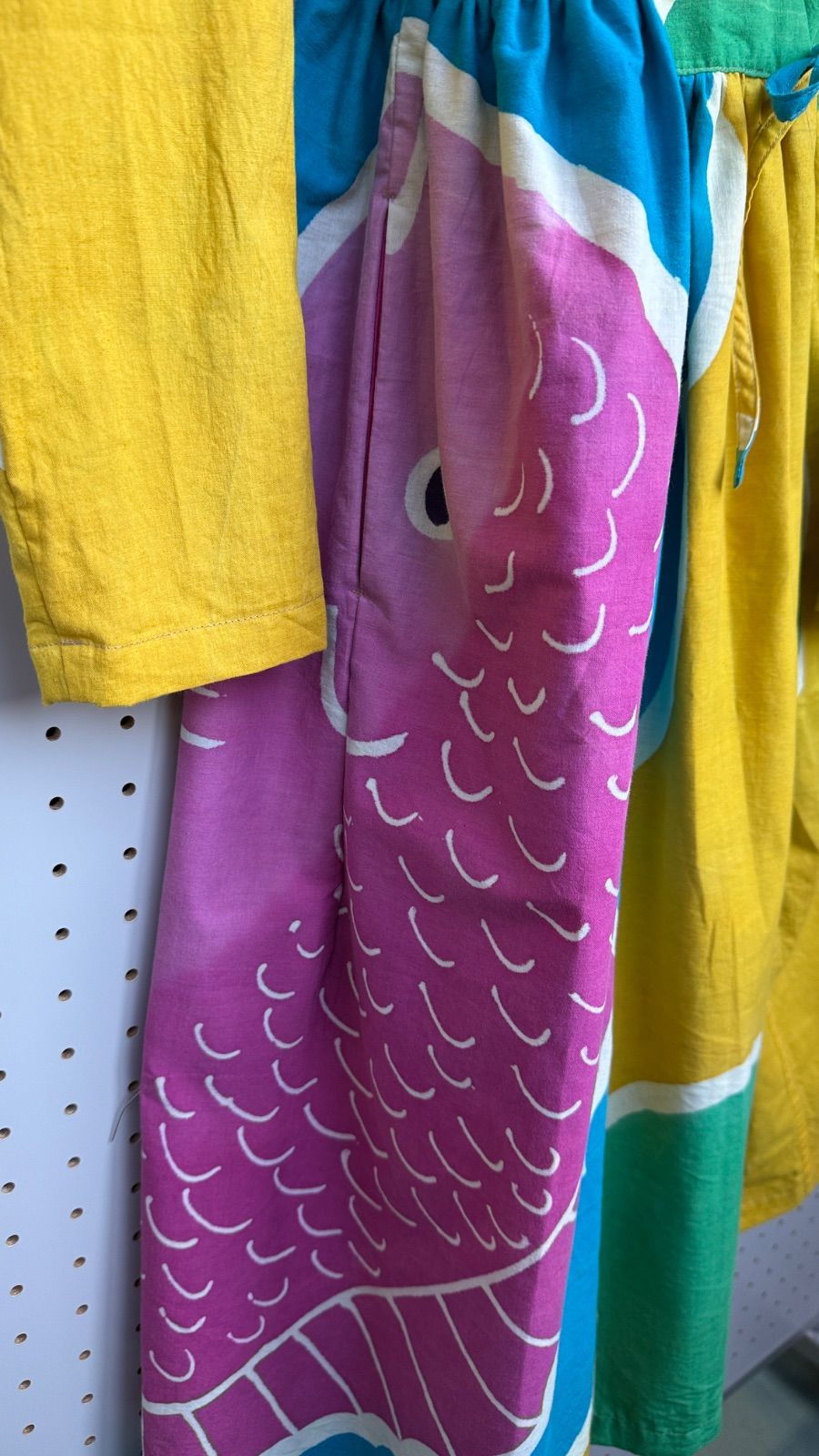 大漁旗リメイク カシュクールワンピース