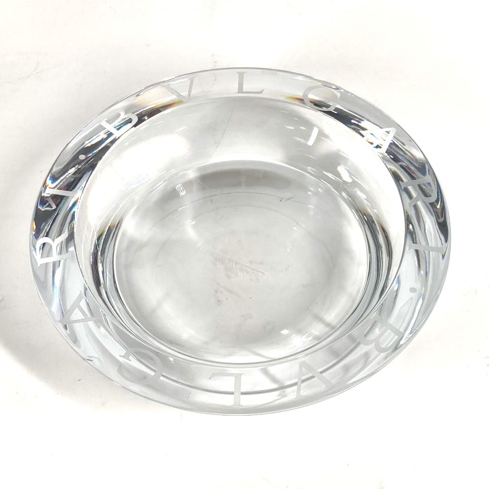 BVLGARI クリアガラス灰皿 ブルガリ 小物入れ