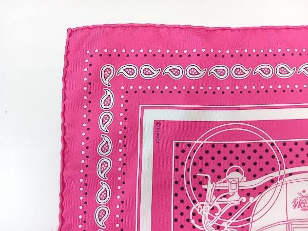 HERMES エルメス シルクバンダナ ピンク 小物 2021年 春夏 限定 HERMES  