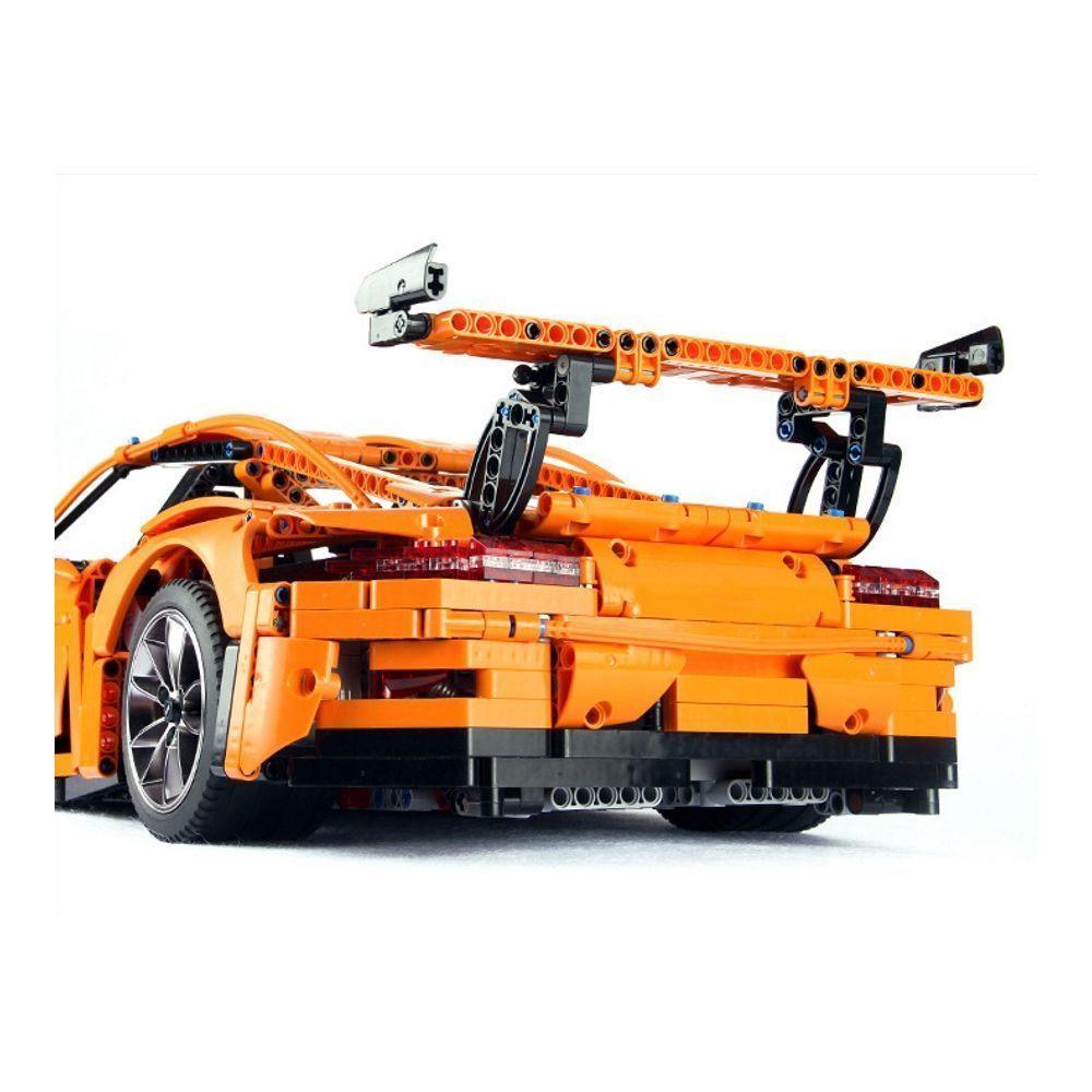  レゴ 互換 テクニック ポルシェ 911 GT 3 RS オレンジ 知育玩具 ベビー キッズおもちゃ