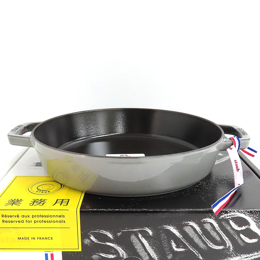 コレクション 【名古屋】ストウブ ラウンド 両手 フライパン 26cm 鋳物