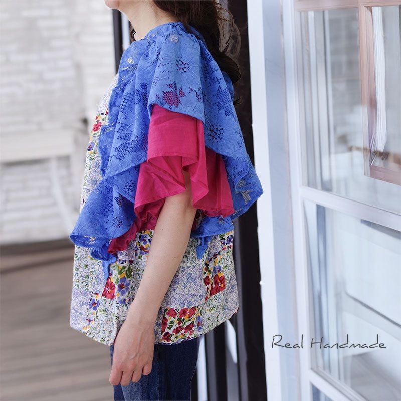 アシメフリルプルオーバー