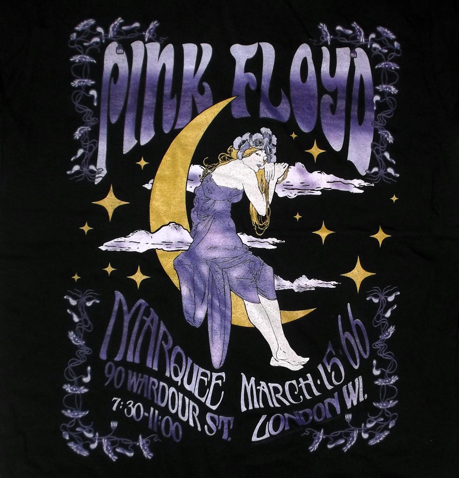 ピンク フロイド Tシャツ PINK FLOYD MOON GIRL 正規品 Bob Masse ボブ 