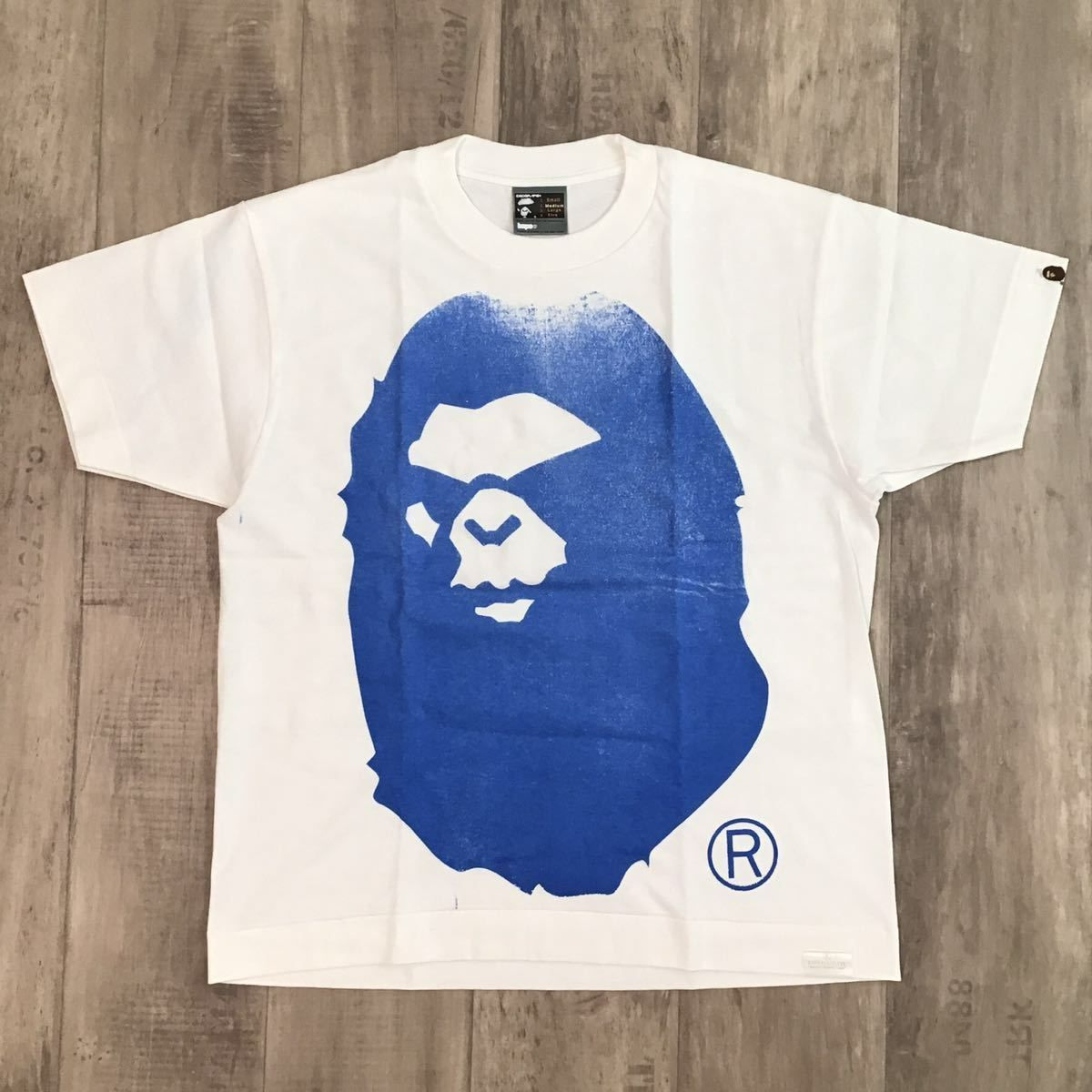 ☆新品☆ 青山限定 NIGO 手刷り Mad Face Tシャツ Mサイズ BAPE a 