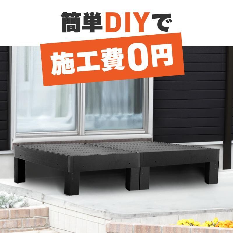 置くだけ 人工木材