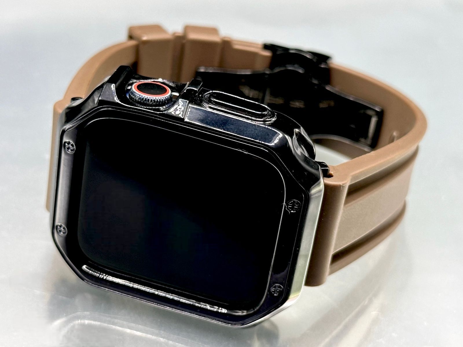 Apple Watch カスタム ラバーバンド アップルウォッチカバー ケース