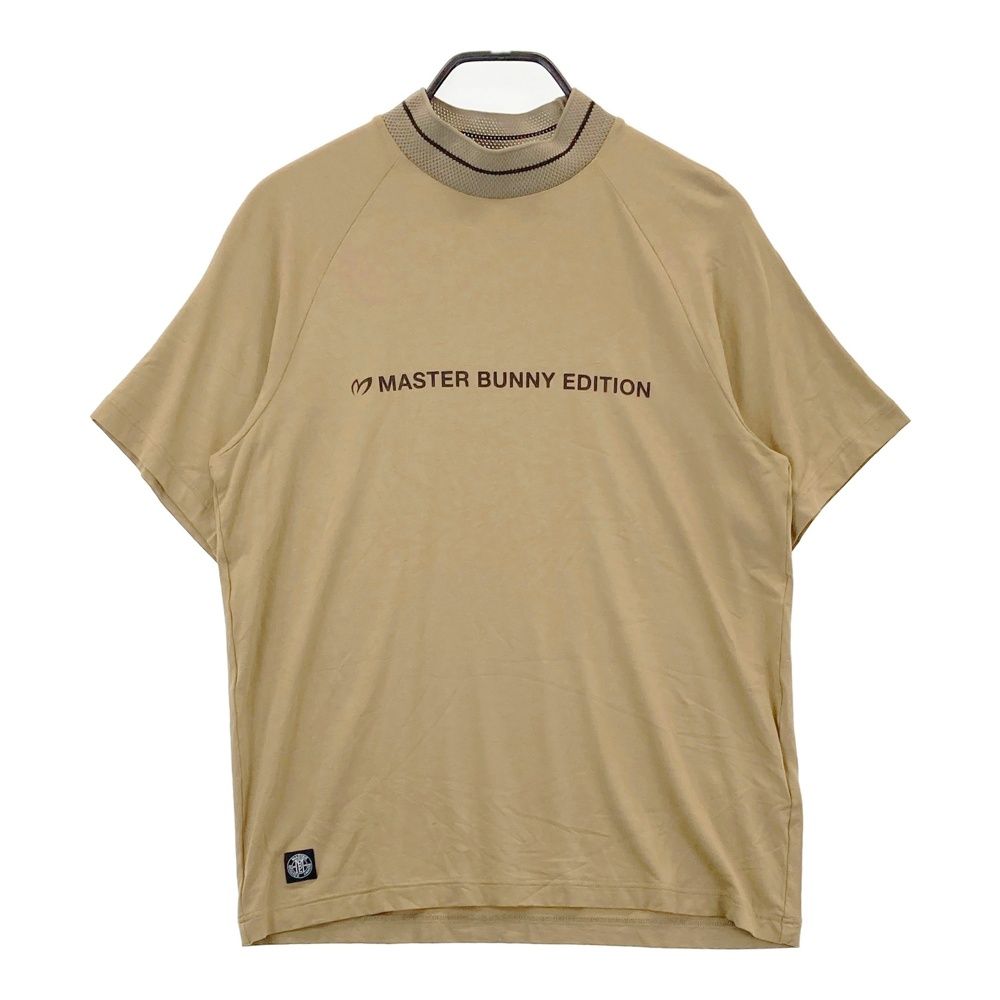サイズ 3 MASTER BUNNY EDITION マスターバニーエディション 2025年 半袖ハイネックTシャツ カーキ系 240101424375 ゴルフウェア メンズ ストスト