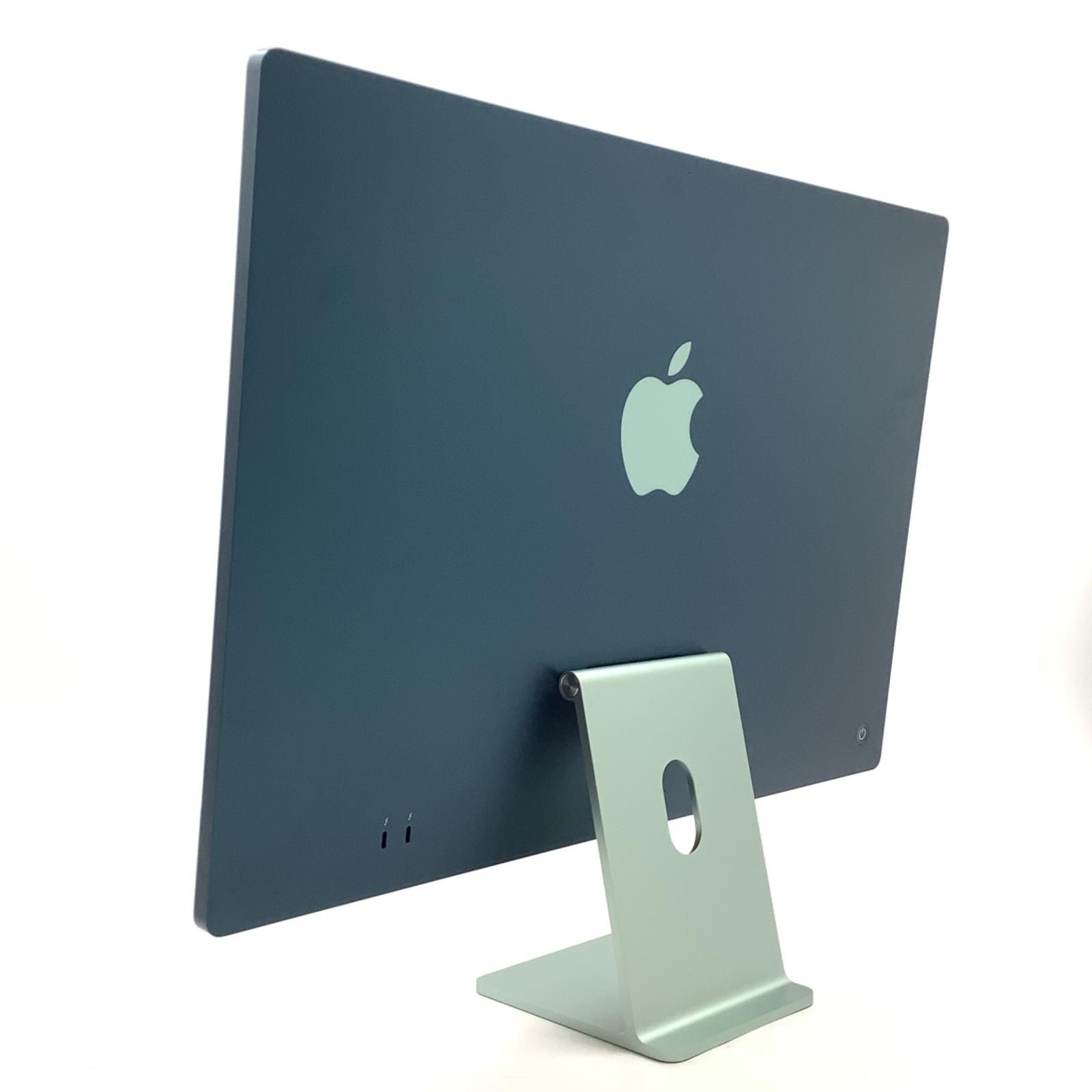 【全額返金保証】【最速発送】Apple iMac 2021 24インチ M1 8コア 8GB SSD 256GB グリーン 超美品 動作確認済