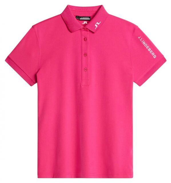 Jリンドバーグ レディース ポロシャツ トップス J.Lindeberg Women s Tour Tech Golf Polo Pink Peacock