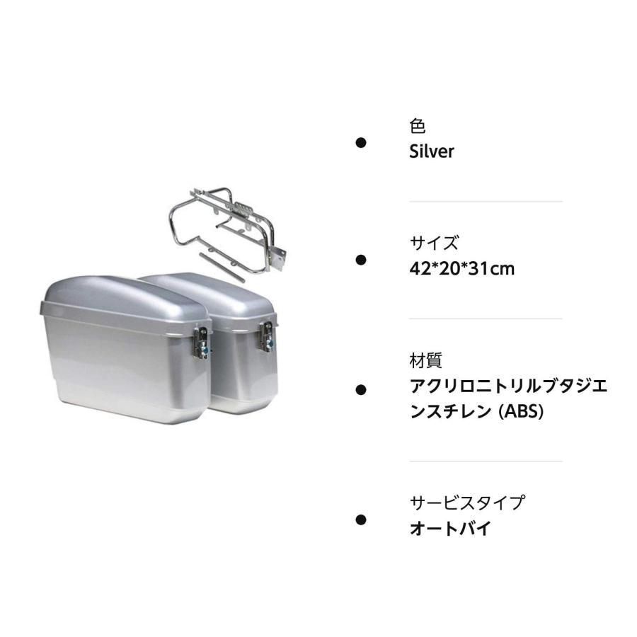 送料無料 ユニバーサルバイクサイドボックス