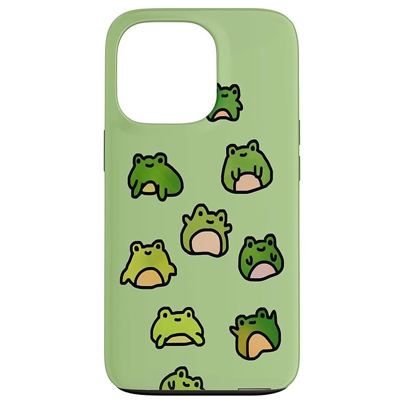 新品　iPhone 13 Pro カエルの落書き スマホケース