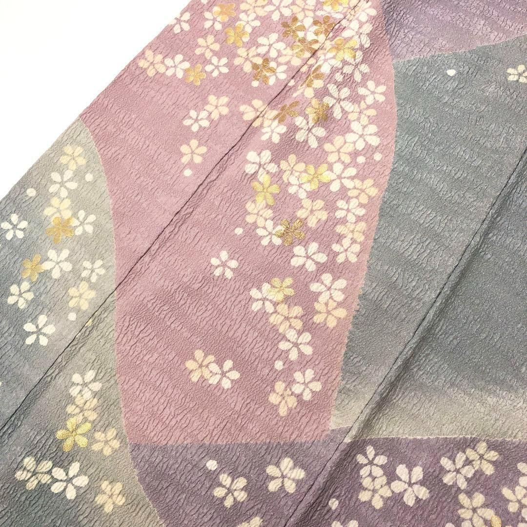 訪問着 青柳 大喜百花 鮮やかな色彩 美しい花絞り トールサイズ K-3556