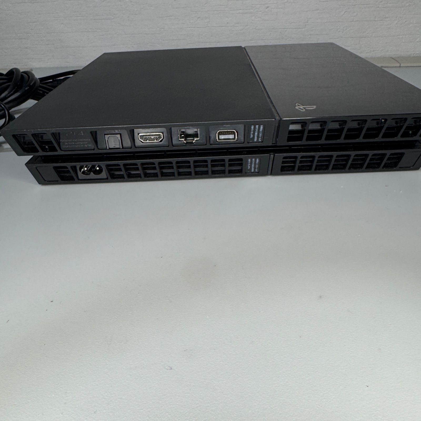 SONY PS4 本体 CUH-1100A 500GB ジェットブラック 動作 済 PlayStation 4 プレステ4 コントローラー完備 UP786_INFO