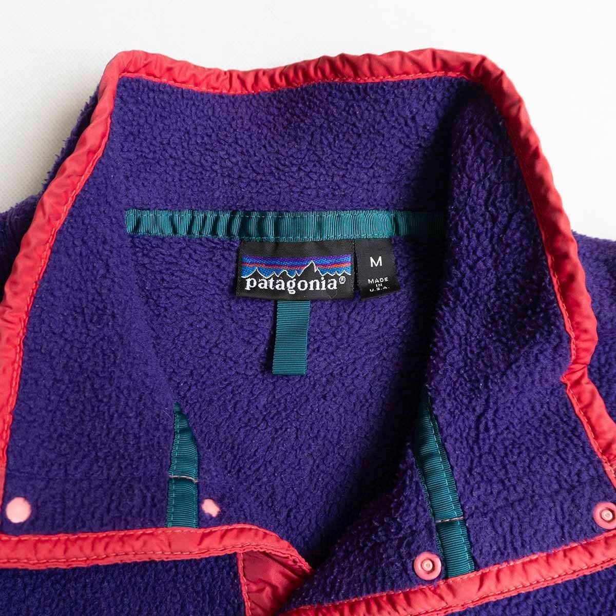エッグプラント/90s】PATAGONIA【スナップT シンチラ フリース 