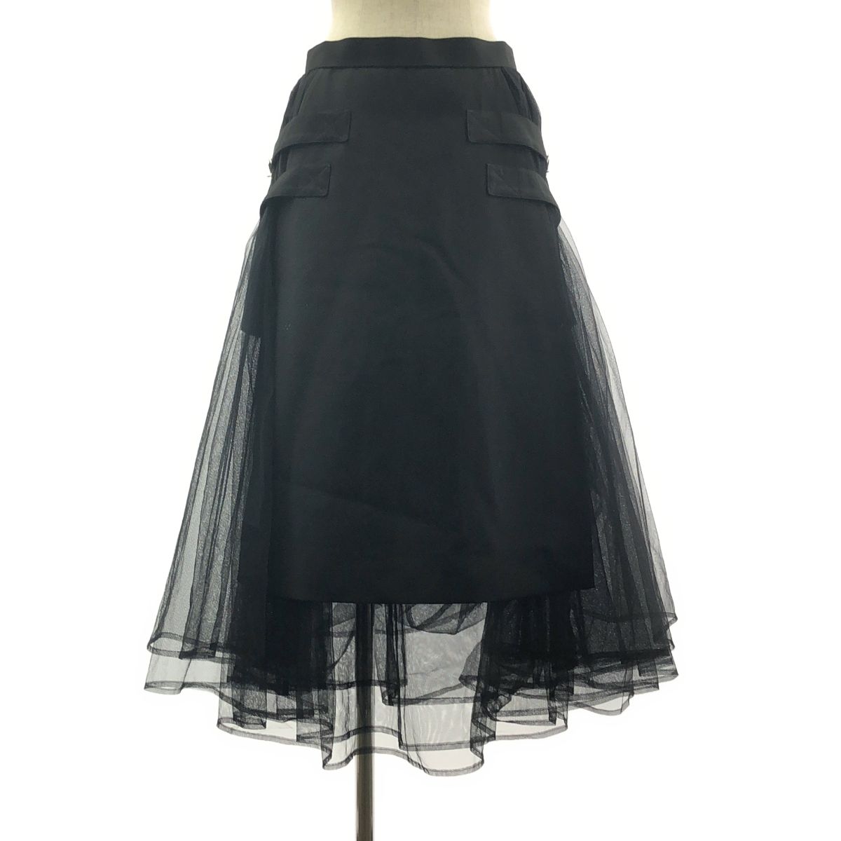AD2019 ノワールケイニノミヤ　チュールスカート noir kei ninomiya / ノワールケイニノミヤ | 2019AW | チュール