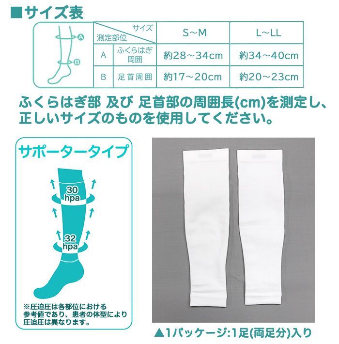 腹圧サポーター S~Mサイズ未開封新品 ふくらはぎサポーター 大きいサイズ カーフサポーター カーフ