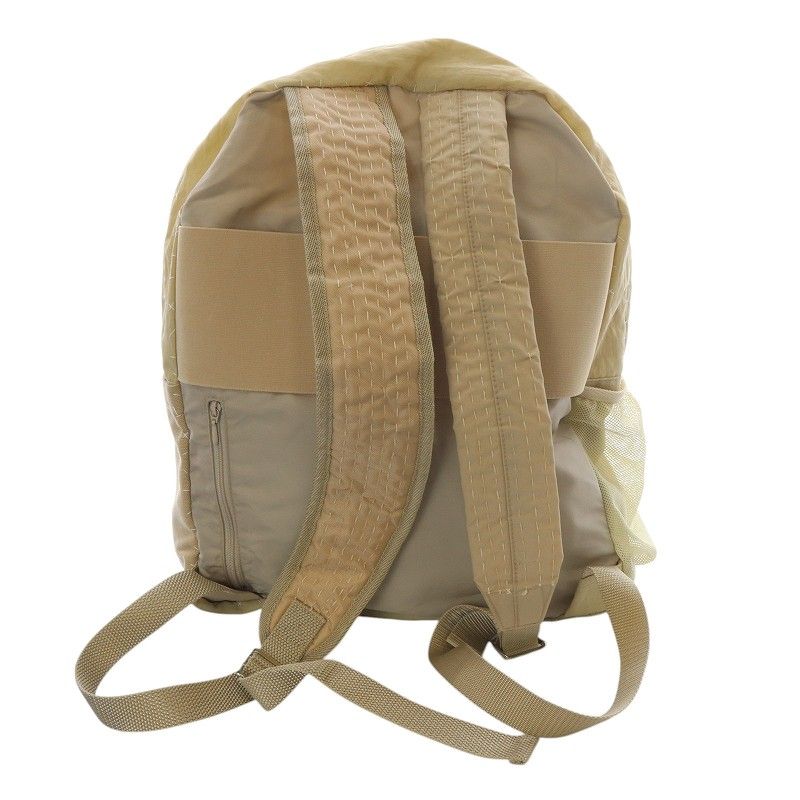keisuke kanda ナイロン ステッチ リュックべージュ