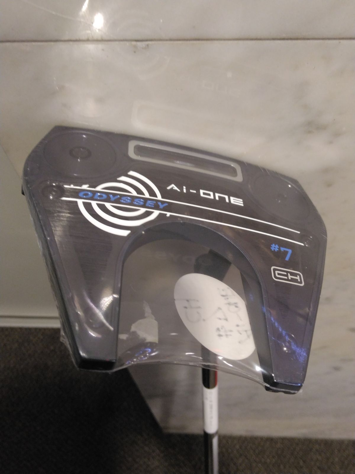 Ai-ONE パター 7 CH 34インチ　未使用ヘッドカバー付 中古】オデッセイ Ai-ONE #7 CH パター 34インチ ヘッドカバー