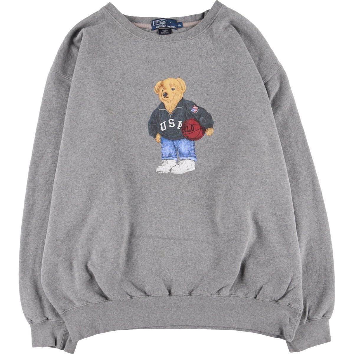 古着 ラルフローレン Ralph Lauren POLO by Ralph Lauren ロゴスウェットシャツ トレーナー メンズXL相当/eaa429293