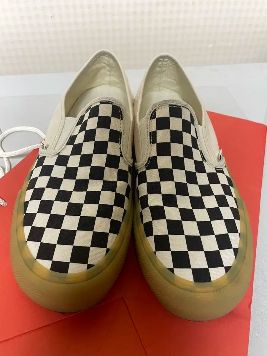 【雷市場（ポンジャン）商品韓国直送】VANS(バンズ) チェッカーボード SF スリッポン 255