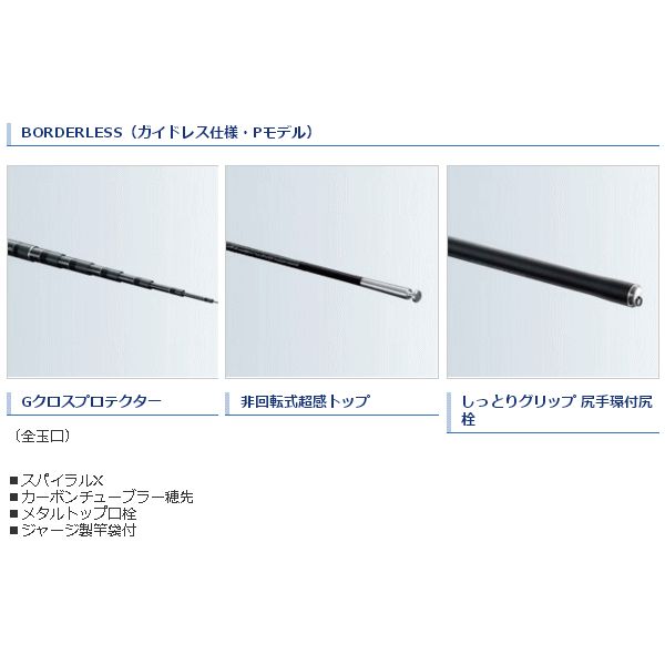  ≪ 17年 新商品 ≫ シマノ ボーダレス GL P 900 T 〔仕舞寸法 120 8 cm〕 ガイド ロッドパーツ
