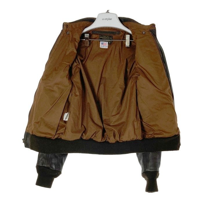 AVIREX アヴィレックス 牛革 A-2 レザージャケット ブラウン