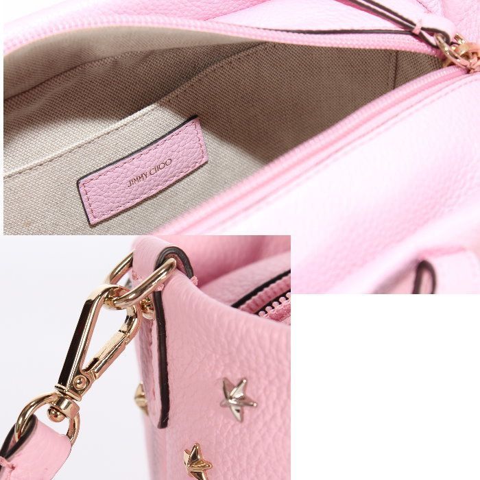 お値下げ!】 JIMMY CHOO ジミーチュウ 2WAY トートバッグ アイスピンク 