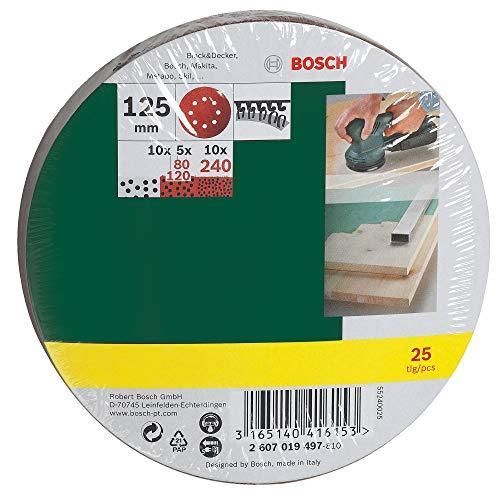 BOSCH ボッシュ ランダムサンダーペーパーセット125ｍｍφ PR-PEX125M25