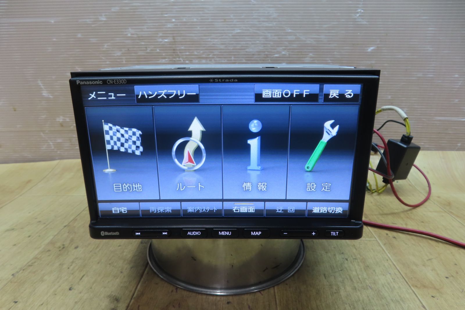 地図2020年 付 F3785 パナソニック CN-E330D メモリーナビ CD再生OK